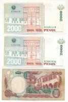 Kolumbia 1990. 500P + 1999. 2000P + 2005. 2000P T:AU-VG
Colombia 1990. 500 Pesos + 1999. 2000 Pesos...