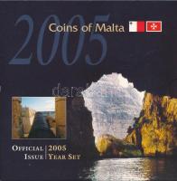 Málta 2005. 1c-1L (7xklf) forgalmi sor + 2m Al karton dísztokban T:UNC
Malta 2005. 1 Cent - 1 Lira ...