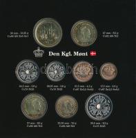 Dánia 2004. 25ö-20K (8xklf) forgalmi sor, benne 20K Cu-Al-Ni "Frederik koronaherceg és Miss Mar...