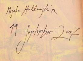 Mischa Hollenstein (-): Vörös és sárga. Olaj, vászon. Jelzett. 60x40 cm