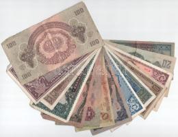 14db-os vegyes pengő bankjegy tétel T:F