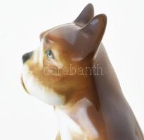 Zsolnay boxer. Jelzett, hibátlan, m: 13 cm