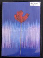 36 db nagyalakú festmény lap (árverési meghívók) képeslap albumban