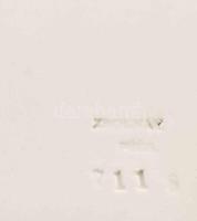 Zsolnay antik orvosi eszköz, jelzett, kis sérüléssel, m: 28,5 cm