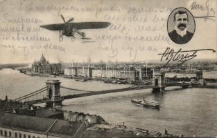 Budapest Lánchíd repülővel