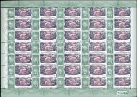 2012 Üzenet bélyegem (V.) - Belföld - Arató-Parlament bélyegsorozat megszemélyesített teljes ív (25.000)