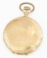 Ball Watch Co. Cleveland zsebóra. Másodperc segédkörrel, aranyozott, kopott, működik, számlap d: 40 ...