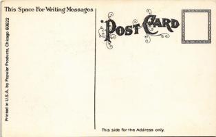 Mikulás üdvözlőlap / Saint Nicholas greeting card