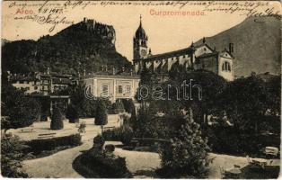 1903 Arco (Südtirol), Curpromenade / spa promenade (EK)