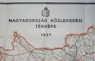 Magyarország közlekedési térképe (1937).
Budapest, 1937. Magyar Kir. Központi Statisztikai Hivatal ...