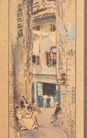 James Abbott McNeill Whistler (1834-1903) rajza után, Thomas Robert Way (1861-1913): Velencei részle...