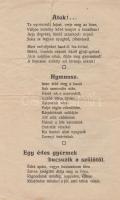 Papp Mihály
Papp Mihály rokkant katona önsegélyező, hazafias dalgyűjteménye.
(Győr, 1926 körül). S...