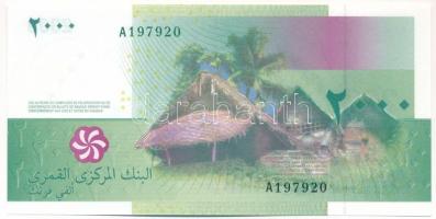 Comore-szigetek 2005. 2000Fr T:UNC
Comoro Islands 2005. 2000 Francs C:UNC
Krause P#17a
