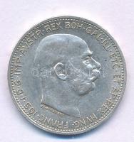 Ausztria 1915. 1K Ag "Ferenc József" T:XF  Austria 1915. 1 Corona Ag "Franz Joseph" C:XF  Krause KM#2820