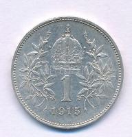 Ausztria 1915. 1K Ag "Ferenc József" T:XF 
Austria 1915. 1 Corona Ag "Franz Joseph&q...