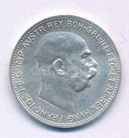 Ausztria 1916. 1K Ag "Ferenc József" T:XF  Austria 1916. 1 Corona Ag "Franz Joseph" C:XF  Krause KM#2820