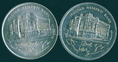 1992-93. 200Ft Ag "MNB" (2x) T:BU,2