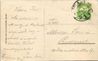 Eperjes, Presov; Fő utca, Neptun csatorna, piac, Párisi Nagy Áruház, Gerő Mihály áruháza, Cattarino ...