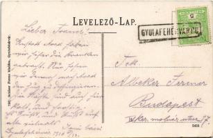 1916 Gyulafehérvár, Karlsburg, Alba Iulia; Gizella Udvar, piac, Fuchs Nándor üzlete. Schäser Ferenc ...