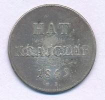 1849NB 6kr Ag T:XF,VF karc, patina Adamo B3