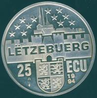 Luxemburg 1994. 25Ecu Ag "Mária Terézia" T:exPP