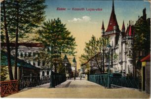 Kassa, Kosice; Kossuth Lajos utca, Jakab palota / street view, villa (EK)