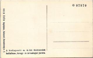 Első világháborús szétlőtt ágyúszekér roncsa. Uher Ödön fényképész. A budapesti cs. és kir. tüzérezr...