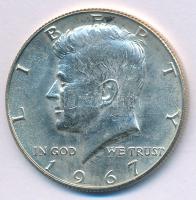 Amerikai Egyesült Államok 1967. 1/2$ Ag Kennedy T:AU USA 1967. 1/2 Dollar Ag Kennedy C:AU Krause KM#202a