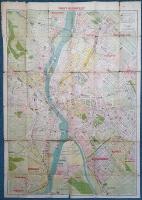 Nagy-Budapest térképe. Ujpest, Kispest, Pestszenterzsébet, Csepel, Pestújhely, Rákospalota, Pestszen...