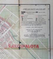 Nagy-Budapest térképe. Ujpest, Kispest, Pestszenterzsébet, Csepel, Pestújhely, Rákospalota, Pestszen...