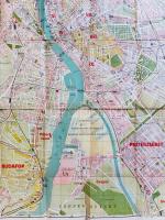 Nagy-Budapest térképe. Ujpest, Kispest, Pestszenterzsébet, Csepel, Pestújhely, Rákospalota, Pestszen...