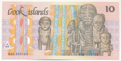 Cook-szigetek 1987. 10$ T:UNC  Cook Islands 1987. 10 Dollars C:UNC Krause P#4