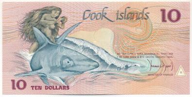 Cook-szigetek 1987. 10$ T:UNC 
Cook Islands 1987. 10 Dollars C:UNC
Krause P#4