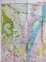 Nagy-Budapest térképe. Ujpest, Kispest, Pestszenterzsébet, Csepel, Pestújhely, Rákospalota, Pestszen...