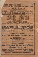 Nagy-Budapest térképe. Ujpest, Kispest, Pestszenterzsébet, Csepel, Pestújhely, Rákospalota, Pestszen...