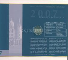 Németország 2007F 2€ "Mecklenburg-Vorpommern" díszkiadásban, emléklapon, alkalmi bélyegekkel T:1