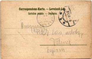 1908 Abbazia, Opatija; Mövenfütterung an der Slatina Promenade / sirály etetés a sétányon, Hunyadi J...