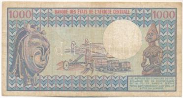 Közép-Afrikai Államok 1981. 1000Fr T:F folt, apró tűlyuk
Central African States 1981. 1000 Francs C...