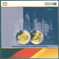 Németország 2007F 2€ "Mecklenburg-Vorpommern" díszkiadásban, emléklapon, alkalmi...