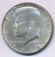 Amerikai Egyesült Államok 1968D 1/2$ Ag "Kennedy" T:AU,XF patina USA 1968D 1/2 Dollar Ag &...