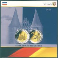 Németország 2006D 2€ "Schleswig-Holstein" díszkiadásban, emléklapon, alkalmi bél...