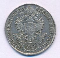 1803B 20kr Ag "I. Ferenc" T:VF patina Hungary 1803B 20 Kreuzer Ag "Franz I" C:VF...
