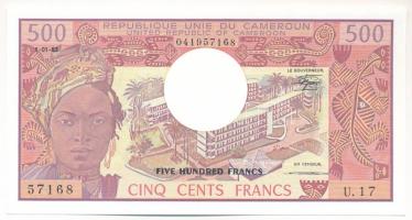 Kamerun 1983. 500Fr T:UNC Cameroon 1983. 500 Francs C:UNC Krause P#15d