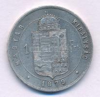 1879KB 1Ft Ag "Ferenc József / Középcímer" T:XF,VF
Adamo M15