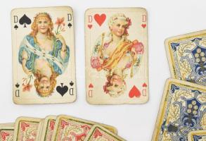 Piatnik Nándor és Fiai Budapest 2 doboz kártya