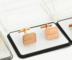 3 pár Malév mandzsetta, dobozában