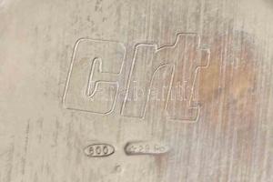 Ezüst (Ag) váza, jelzett, m: 17 cm, nettó: 129g