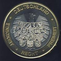 Németország DN "A Szövetségi Köztársaság államai - Berlin" bicolor emlékérem T:BU Csak 500...