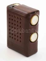 Retro utazórádió, 8x6 cm