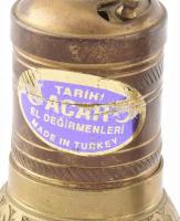 Bronz díszkaraffa + daráló, m: 10-16 cm